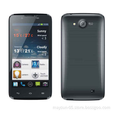 5-inch Dual Core Mid-level MTK6572 Smartphone with Dual Camera, Support Quad Core CPU